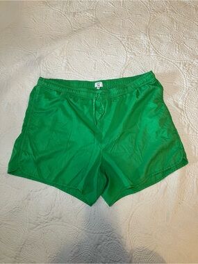 crown & ivy Bright Green Women’s Athletic Shorts